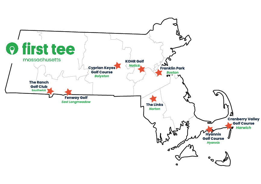 Lesson Schedules First Tee Massachusetts   Fall Locations Map 01 